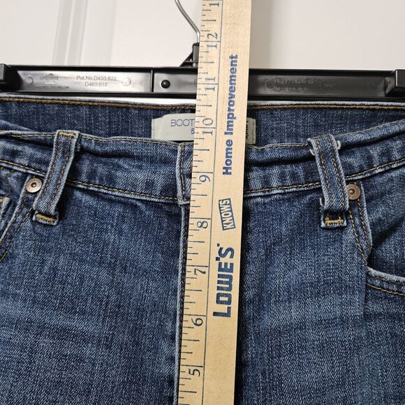 Levi's 515 Jeans Women’s (31x32) Blue Bootcut Mid Rise Flap Pockets Western GUC - Picture 6 of 9